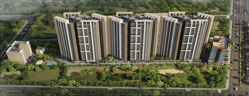 Exterior view of siddhashila eeva homes in Punawale Pune
